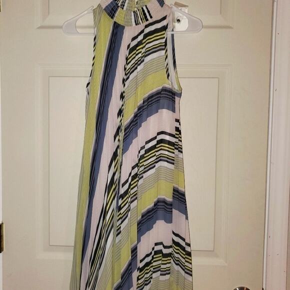 C est. 1946 medium juniors spring awake yellow cream flowy dress new with tags - Picture 1 of 2